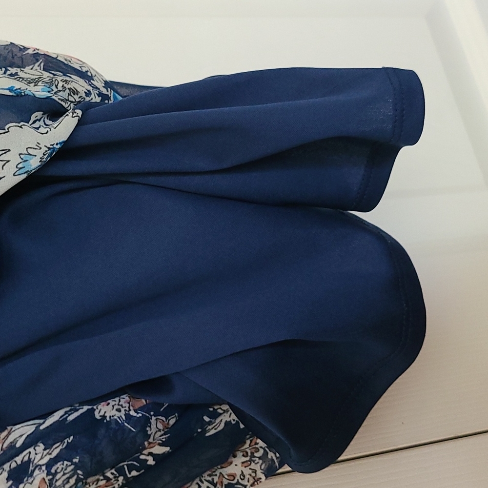 As U Wish long maxi blue floral dress - Picture 6 of 11